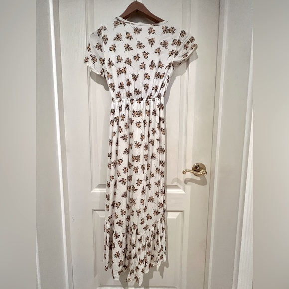 Abercrombie & Fitch (A&F) midi floral high low dress - Picture 3 of 3